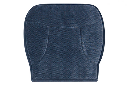 1992–1993 Ford F-550 XLT Driver Side Bottom Cloth Seat Cover 50/50 Blue