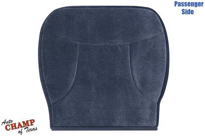 1992-1993 ford bronco xlt passenger side bottom cloth seat cover blue