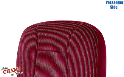 1994 1996 ford bronco xlt red seat cover closeup