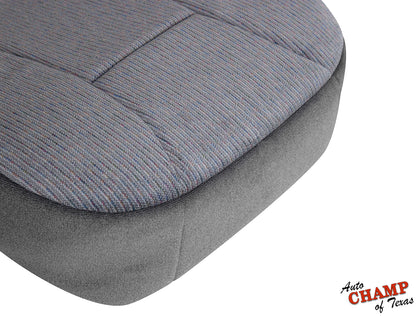ford bronco cloth bottom seat cover xlt gray