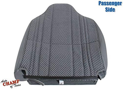 dodge ram 1500 st lean back seat cover passenger gray cloth 1994 1997