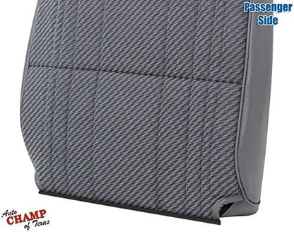 gray lean back passenger seat cloth dodge ram 1500 st 1994 1997
