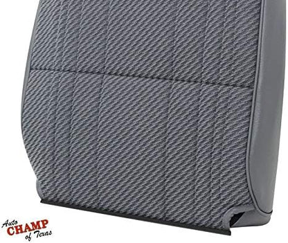 gray cloth lean back seat dodge ram 1500 st driver replacement cover