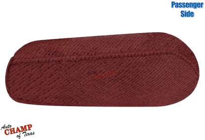 chevy silverado passenger side ruby red cloth armrest cover