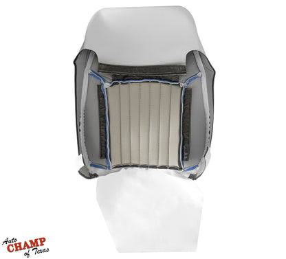 side panel white leather trans am seat lean back