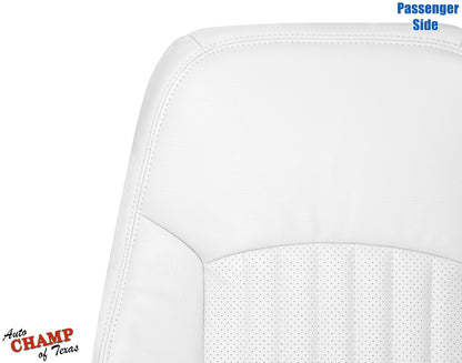 lean back seat cover white leather oem trans am 1993 1995