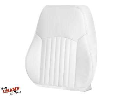 rear panel white leather lean back firebird trans am