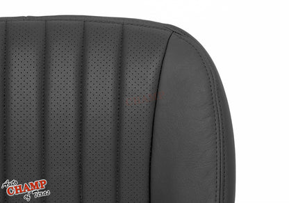 2000–2002 Chevy Camaro Z28 RS SS Driver Bottom Leather Seat Cover Black