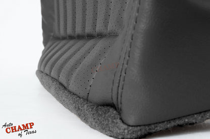 2000–2002 Chevy Camaro Z28 RS SS Driver Bottom Leather Seat Cover Black