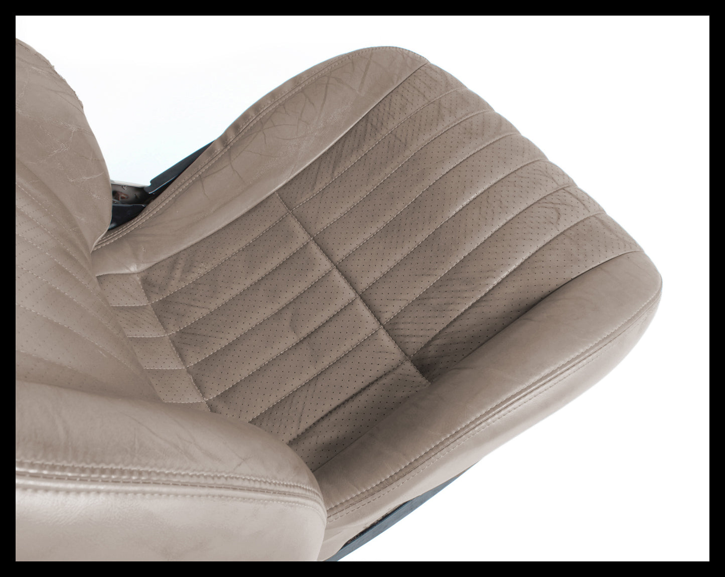 1997–2002 Chevy Camaro Z28 RS SS Driver Bottom Leather Seat Cover Tan