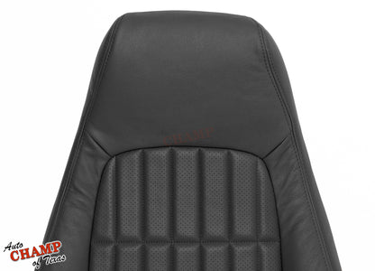 2000-2002 Chevy Camaro Z28 RS SS Driver Side Lean Back Leather Seat Cover Black