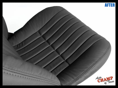 2000–2002 Chevy Camaro Z28 RS SS Passenger Bottom Leather Seat Cover Black