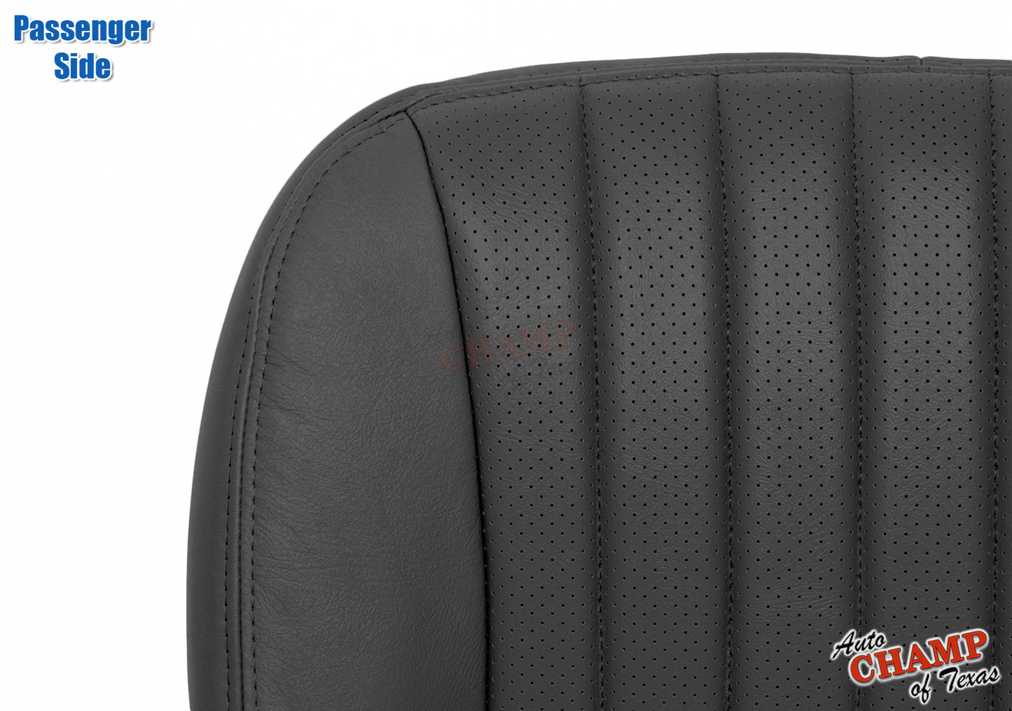 2000–2002 Chevy Camaro Z28 RS SS Passenger Bottom Leather Seat Cover Black