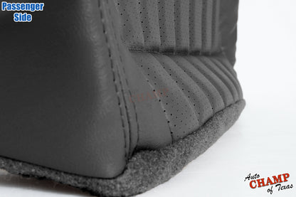 2000–2002 Chevy Camaro Z28 RS SS Passenger Bottom Leather Seat Cover Black