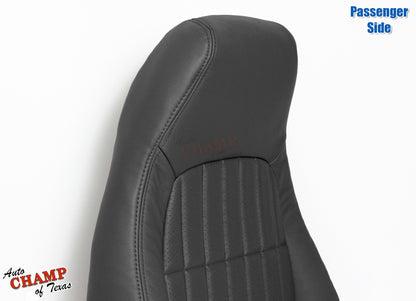 2000-2002 Chevy Camaro Z28 RS SS Passenger Side Lean Back Leather Seat Cover Black
