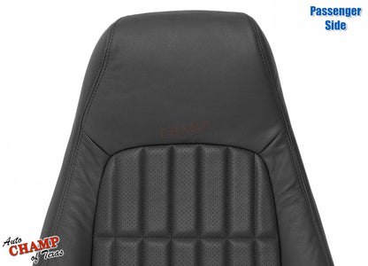 2000-2002 Chevy Camaro Z28 RS SS Passenger Side Lean Back Leather Seat Cover Black