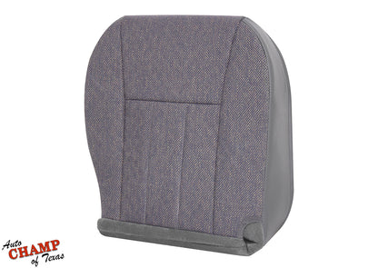 1997 1998 jeep cherokee classic driver side bottom cloth seat cover mist gray replacement part backside