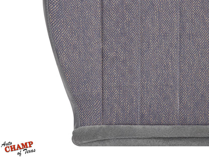 1997 1998 jeep cherokee classic driver side bottom cloth seat cover mist gray oem match backside