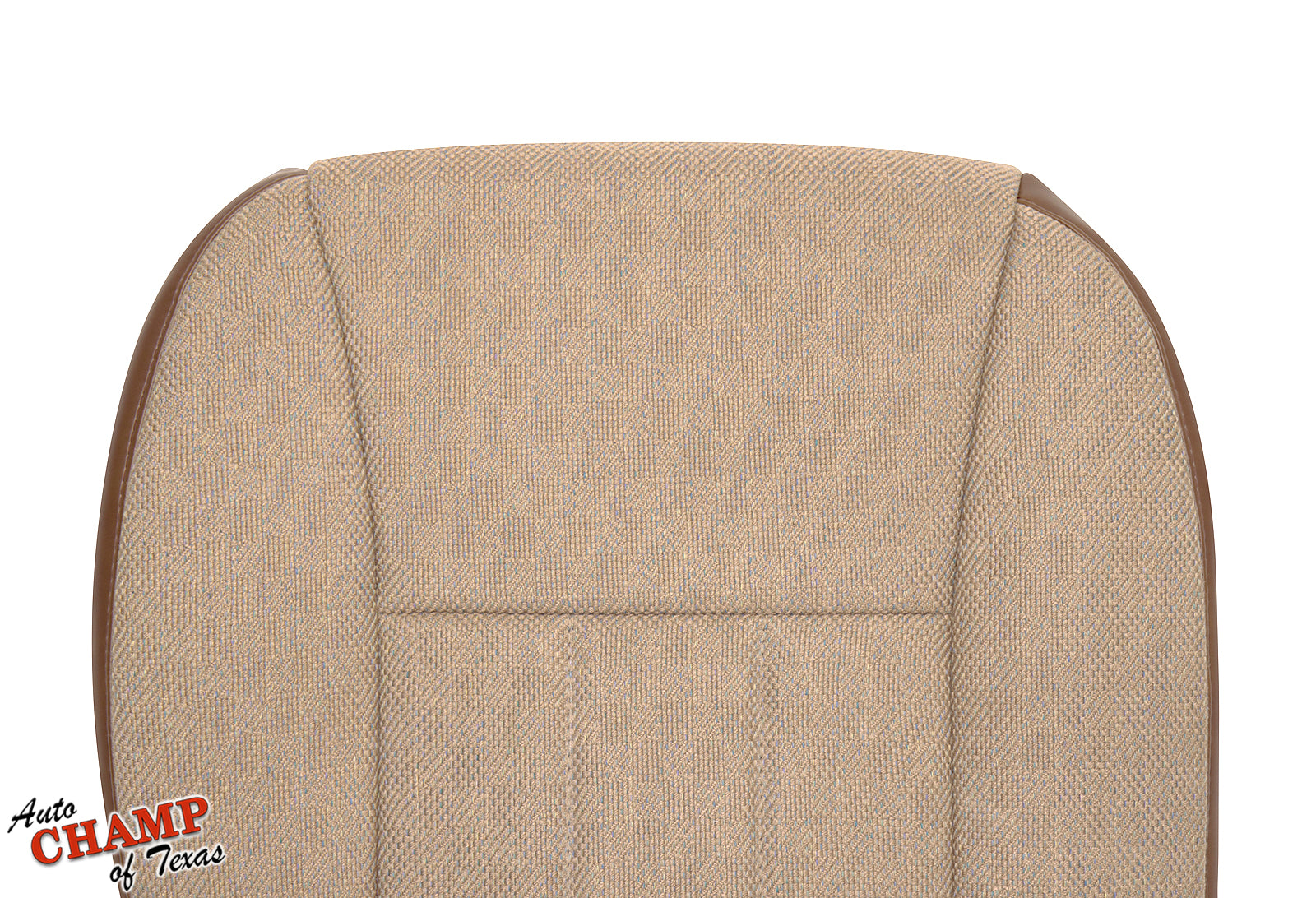 1997-1998 jeep cherokee classic driver bottom seat cover replacement tan saddle close-up view