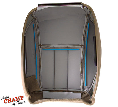 1997-1998 jeep cherokee classic driver bottom seat cover replacement tan saddle underside view