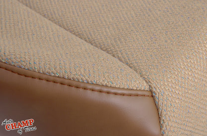 1997-1998 jeep cherokee classic driver bottom seat cover replacement tan saddle stitching detail