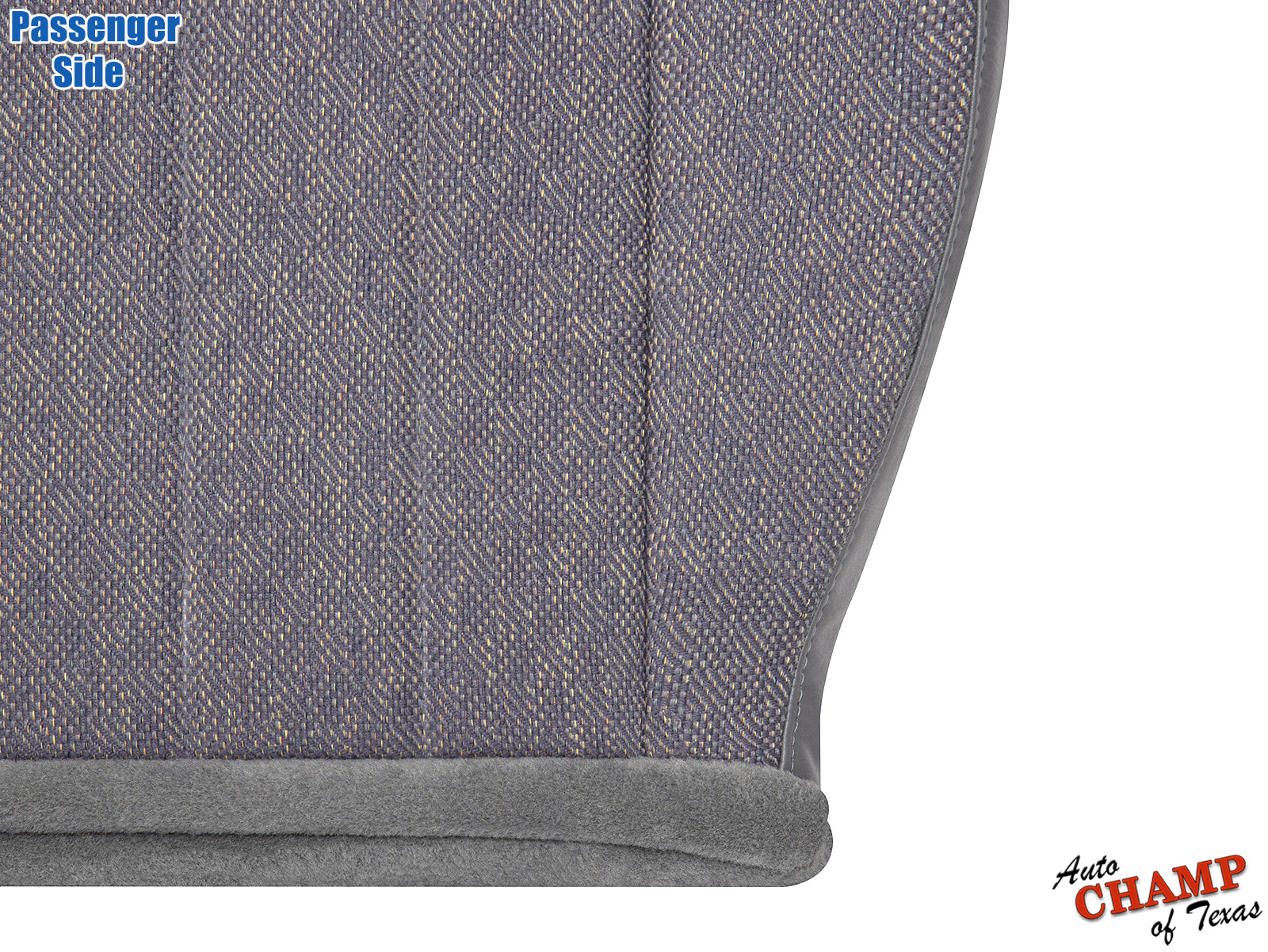 1997-1998 Jeep Cherokee Classic passenger seat bottom cloth cover mist gray