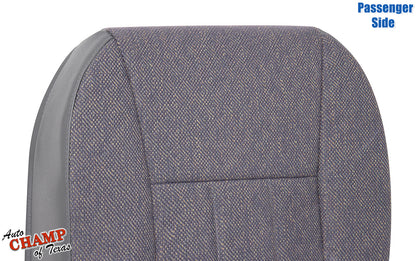 1997-1998 jeep cherokee classic passenger side bottom cloth seat cover mist gray