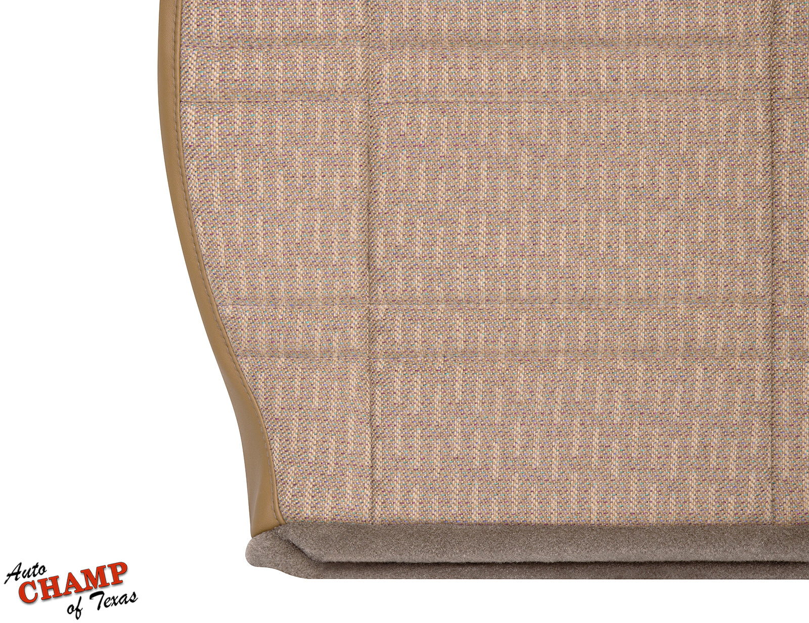 1997-1998 Jeep Cherokee Sport SE driver seat back cover tan saddle fabric detail