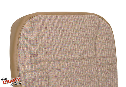 1997-1998 Jeep Cherokee Sport SE driver seat cover tan saddle side angle