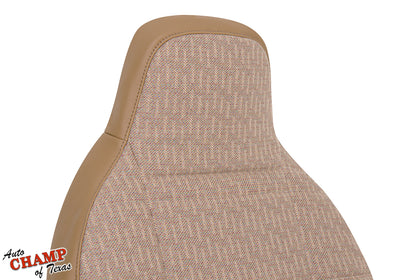 1997-1998 jeep cherokee sport se driver side lean back replacement cloth seat cover tan saddle durable high-quality upholstery auto champ of texas