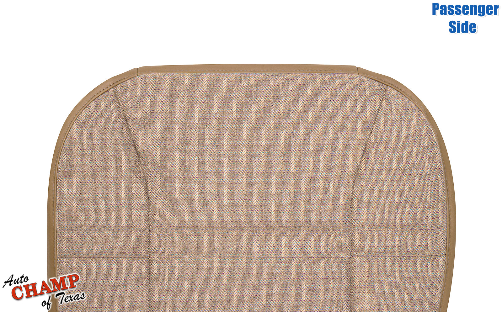 1997-1998 Jeep Cherokee Sport SE passenger side bottom seat cover tan saddle top view