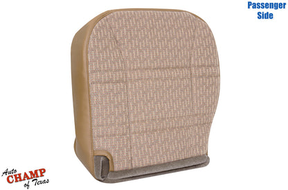 1997-1998 Jeep Cherokee Sport SE passenger seat back cover tan saddle