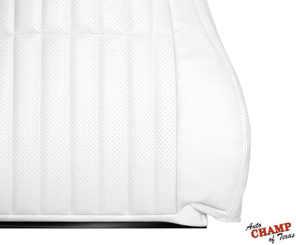 1998-2002 Chevy Camaro Z28 RS SS Driver Side Lean Back Leather Seat Cover White