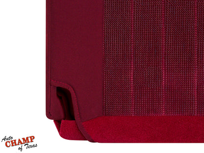 seat foam cutout dodge ram cloth cover crimson