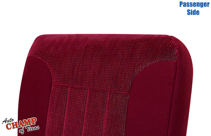 dodge ram crimson bottom seat cloth cover detail