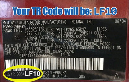 lexus lx470 interior trim code lf10 gray opal