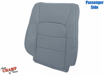 passenger lean back leather seat cover lexus lx470 1998 2002 gray