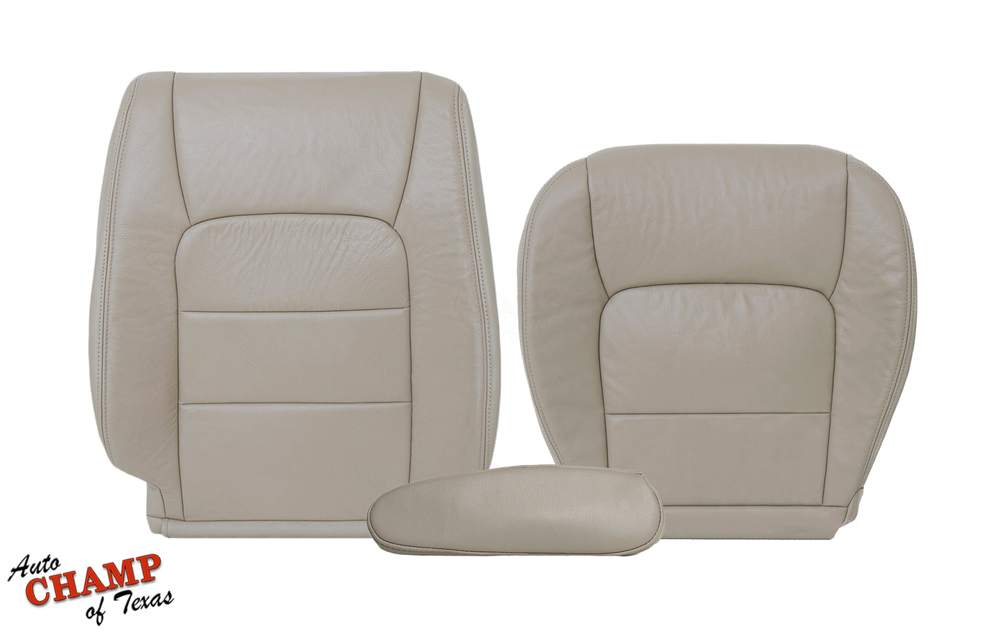 1998-2007 Lexus LX470 Driver & Passenger Complete Leather Seat Covers, Tan