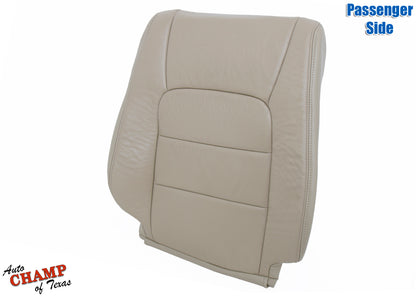 tan leather backrest cover lexus lx470 1998 2007 passenger side