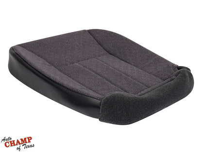 jeep cherokee classic driver side seat cover bottom dark gray angled view