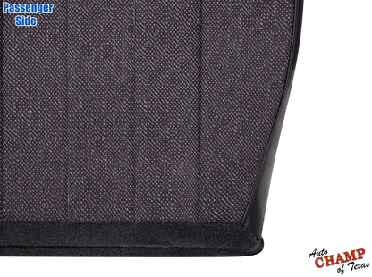 1999-2001 jeep cherokee classic passenger side bottom cloth seat cover dark gray detailed view