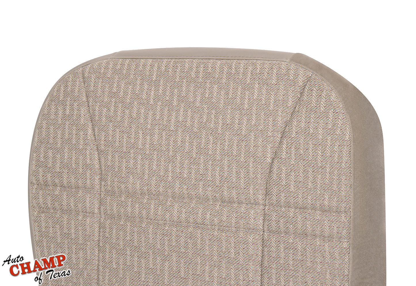 1999-2001 jeep cherokee sport se driver side bottom replacement seat cover tan camel durable upholstery close-up auto champ of texas