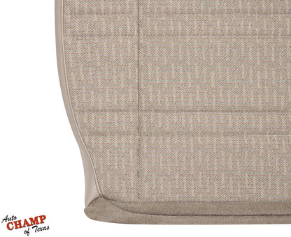1999-2001 jeep cherokee sport se driver side bottom seat cover tan camel partial view auto champ of texas