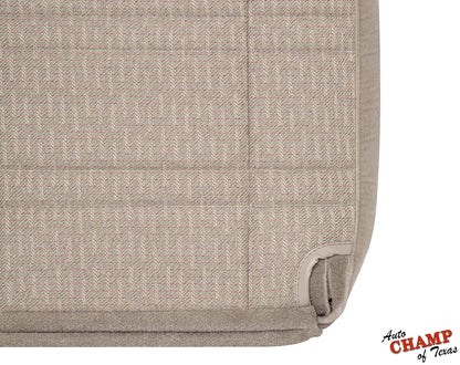 1999-2001 jeep cherokee sport se driver side bottom replacement cloth seat cover tan camel durable upholstery auto champ of texas