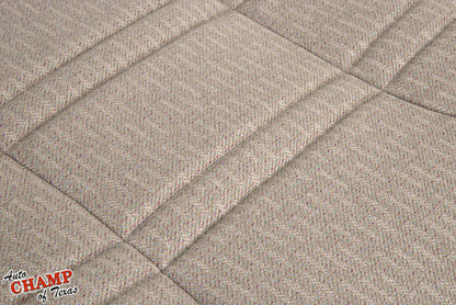 close-up fabric texture 1999-2001 jeep cherokee sport se driver side bottom seat cover tan camel auto champ of texas replacement