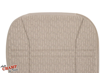 1999-2001 jeep cherokee sport se driver side bottom seat cover tan camel replacement upholstery auto champ of texas