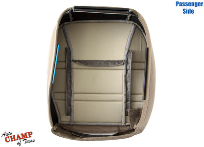 1999-2001 jeep cherokee passenger seat replacement bottom tan cloth underside view