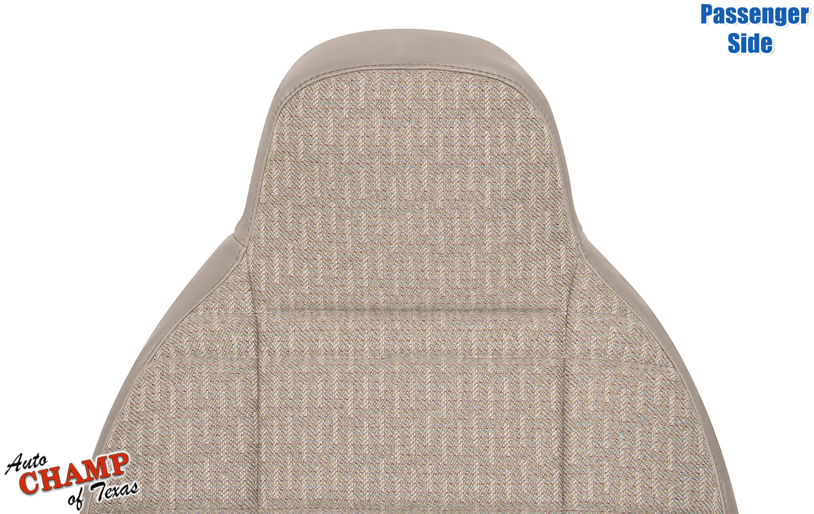 1999-2001 jeep cherokee sport se passenger side lean back tan cloth seat cover replacement close-up