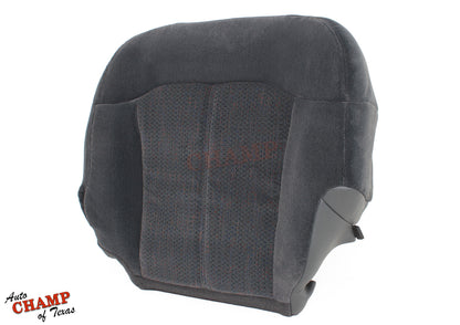 chevy silverado replacement seat cover driver side bottom dark gray cloth oem fit