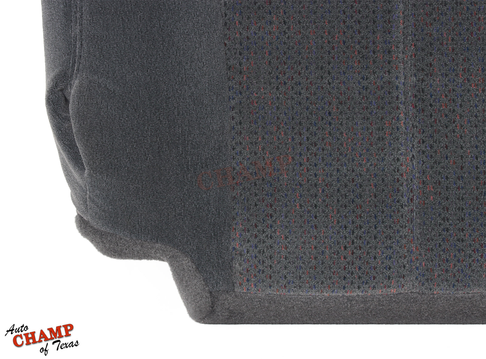 installed chevy silverado driver seat cover z71 dark gray cloth bottom oem style
